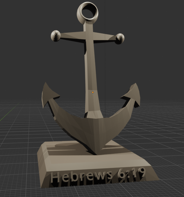 Anchored in Christ - A 3D Printed Stand (Solid)